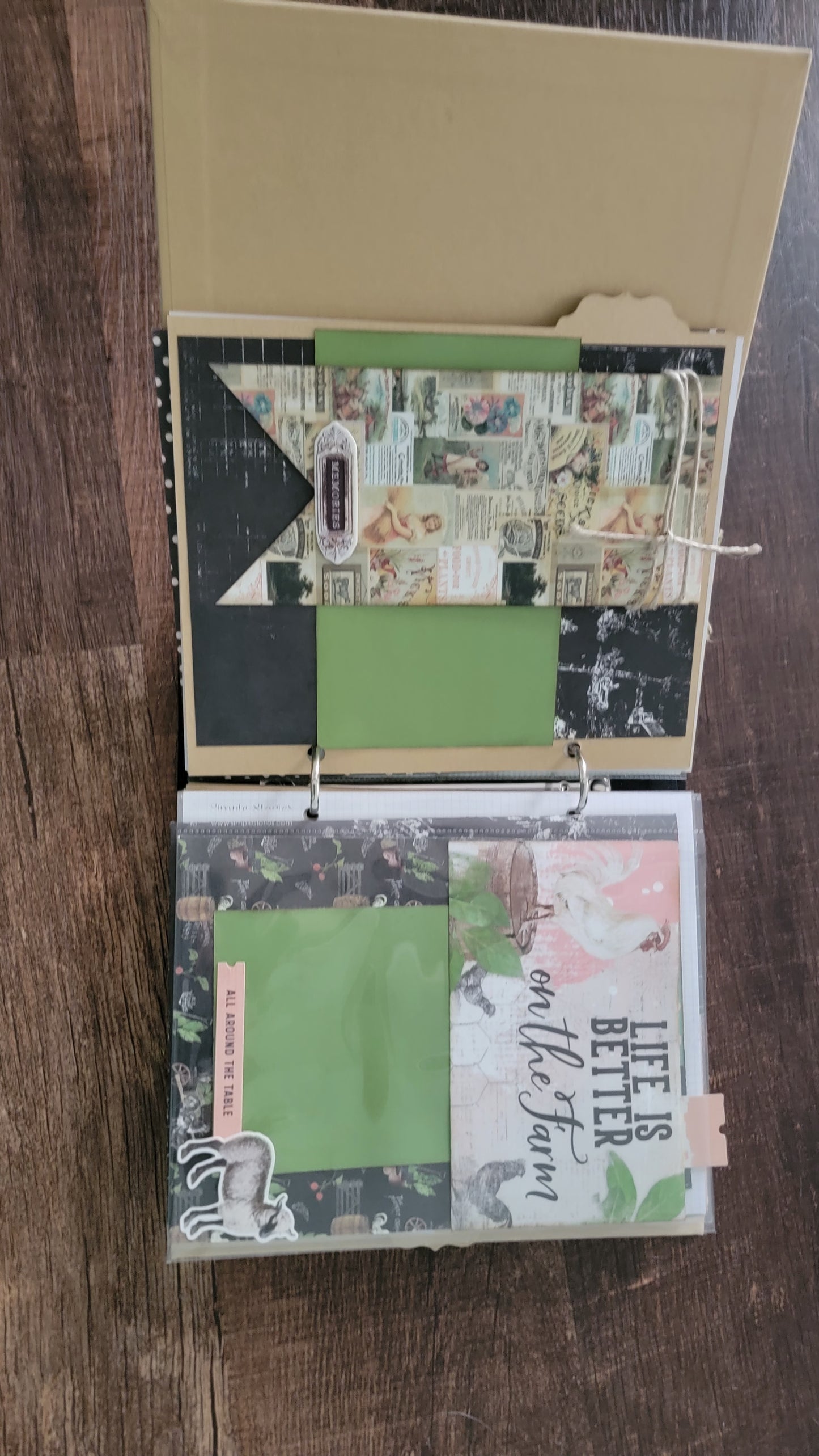 Rise and Shine fully assembled snap binder