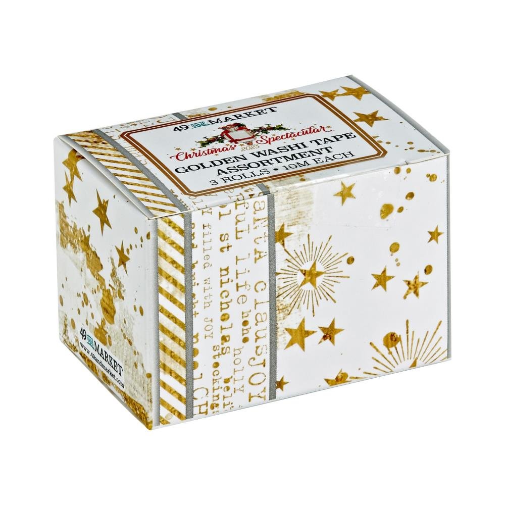 *PRE-ORDER* 49 & MARKET CHRISTMAS SPECTACULAR GOLDEN WASHI TAPE ASSORTMENT