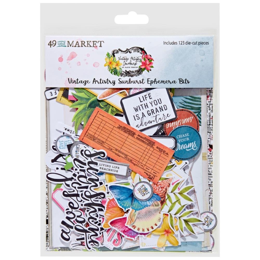 *PRE-ORDER* 49 & MARKET VINTAGE ARTISTRY SUNBURST EPHEMERA BITS