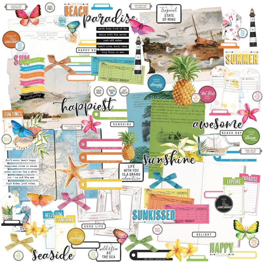 *PRE-ORDER* 49 & MARKET VINTAGE ARTISTRY SUNBURST EPHEMERA BITS
