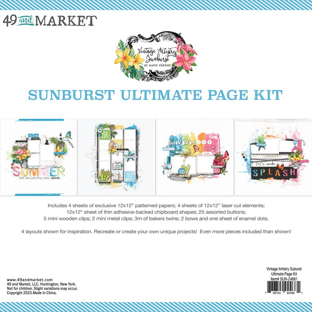 *PRE-ORDER* 49 & MARKET VINTAGE ARTISTRY SUNBURST ULTIMATE PAGE KIT