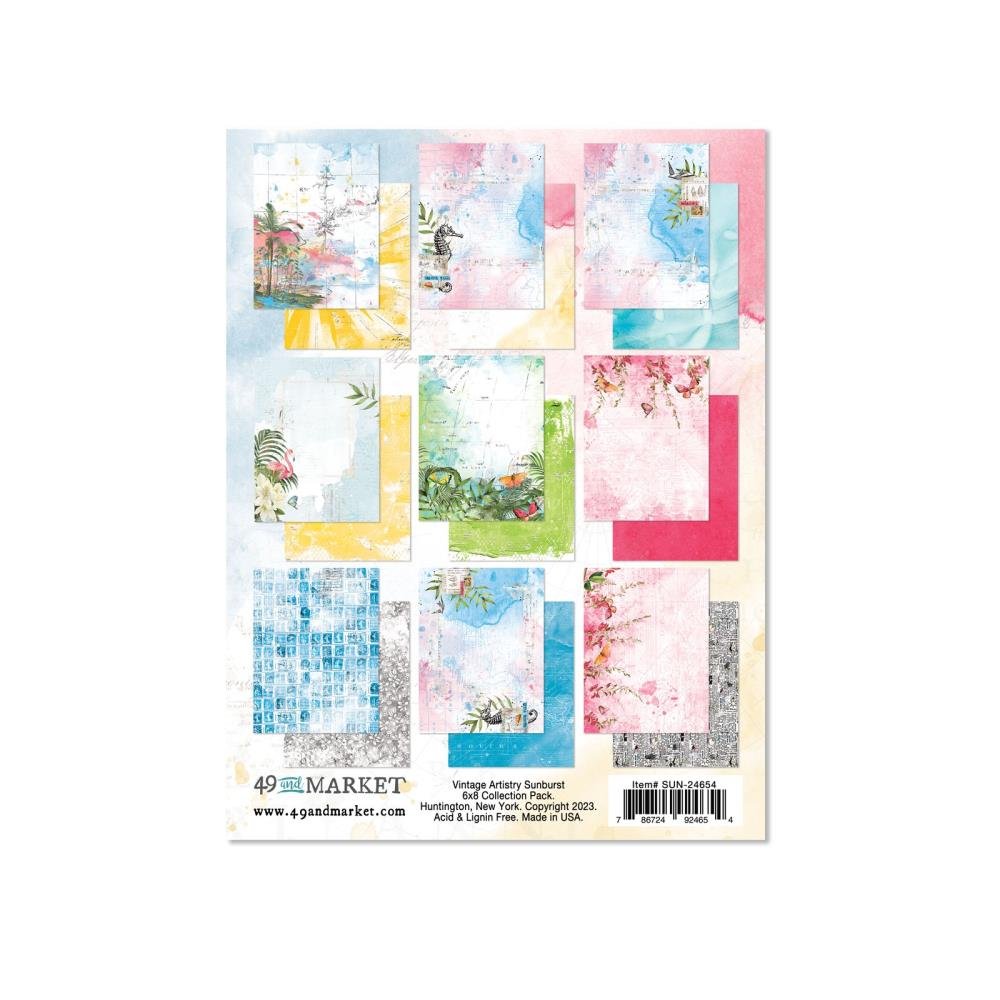*PRE-ORDER* 49 & MARKET VINTAGE ARTISTRY SUNBURST 6" X 8" COLLECTION PACK