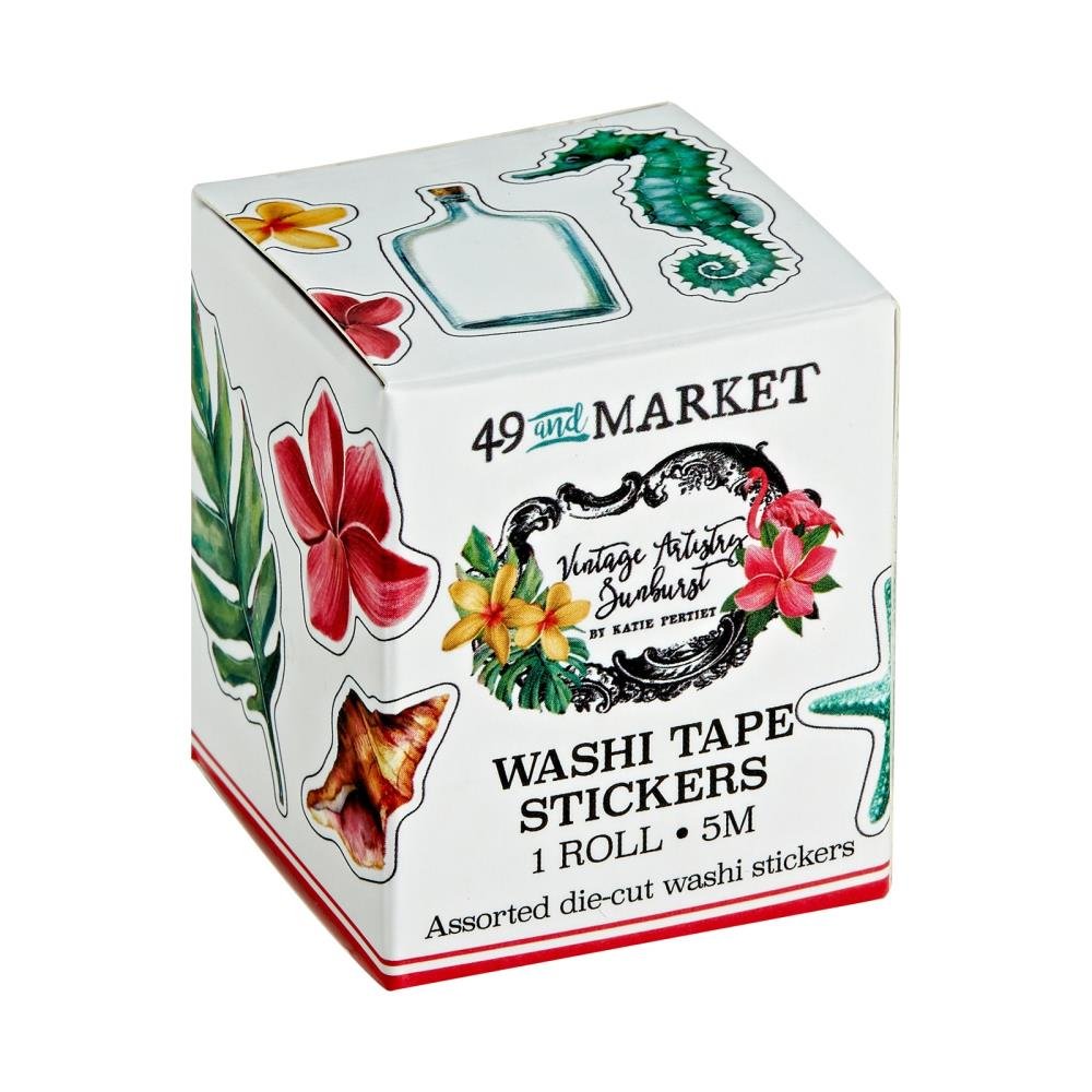 *PRE-ORDER* 49 & MARKET VINTAGE ARTISTRY SUNBURST WASHI TAPE STICKER ROLL