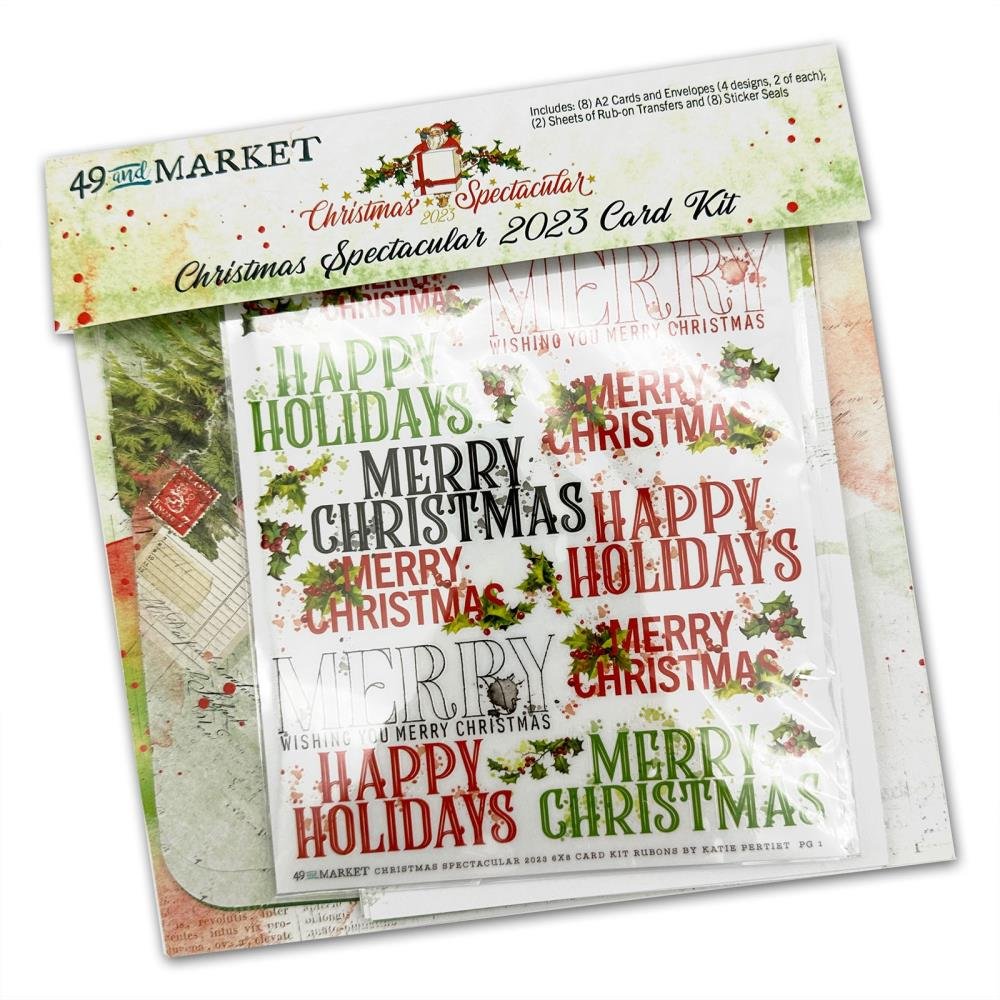 *PRE-ORDER* 49 & MARKET CHRISTMAS SPECTACULAR CARD KIT