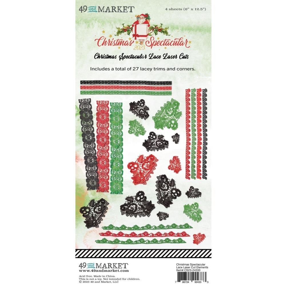 *PRE-ORDER* 49 & MARKET CHRISTMAS SPECTACULAR LASER CUT OUTS LACE