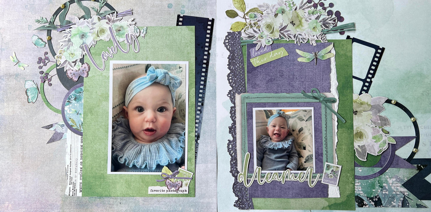 Happy little moments 4 page kit