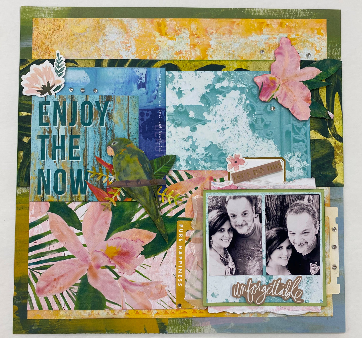 Live in the Moments Dbl Page Layout