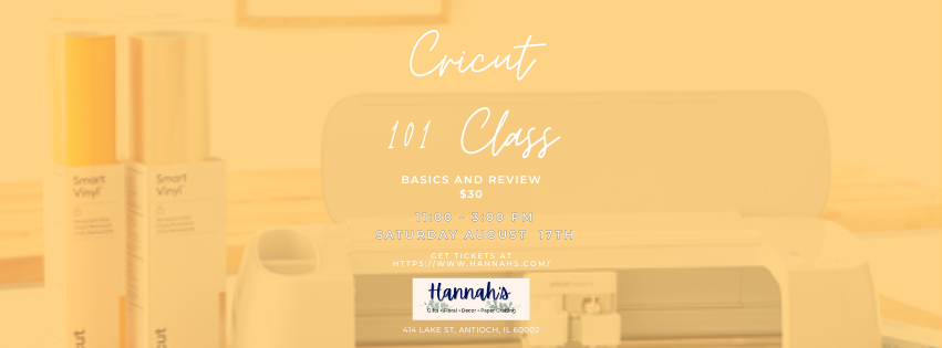 Cricut class 101