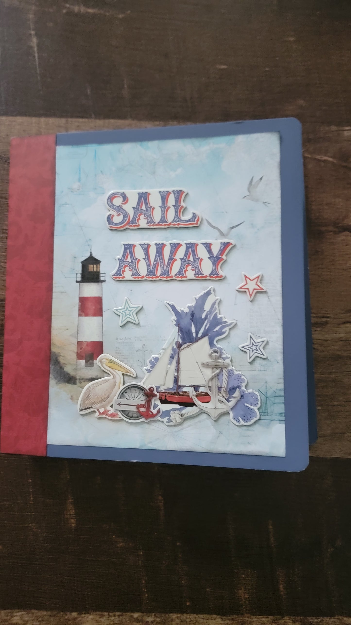 Sail Away fully assembled flip book