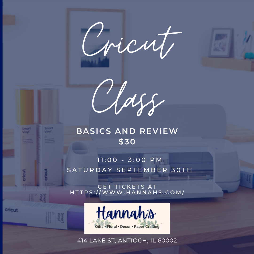 Cricut basic and review class