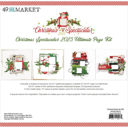 *PRE-ORDER* 49 & MARKET CHRISTMAS SPECTACULAR ULTIMATE PAGE KIT