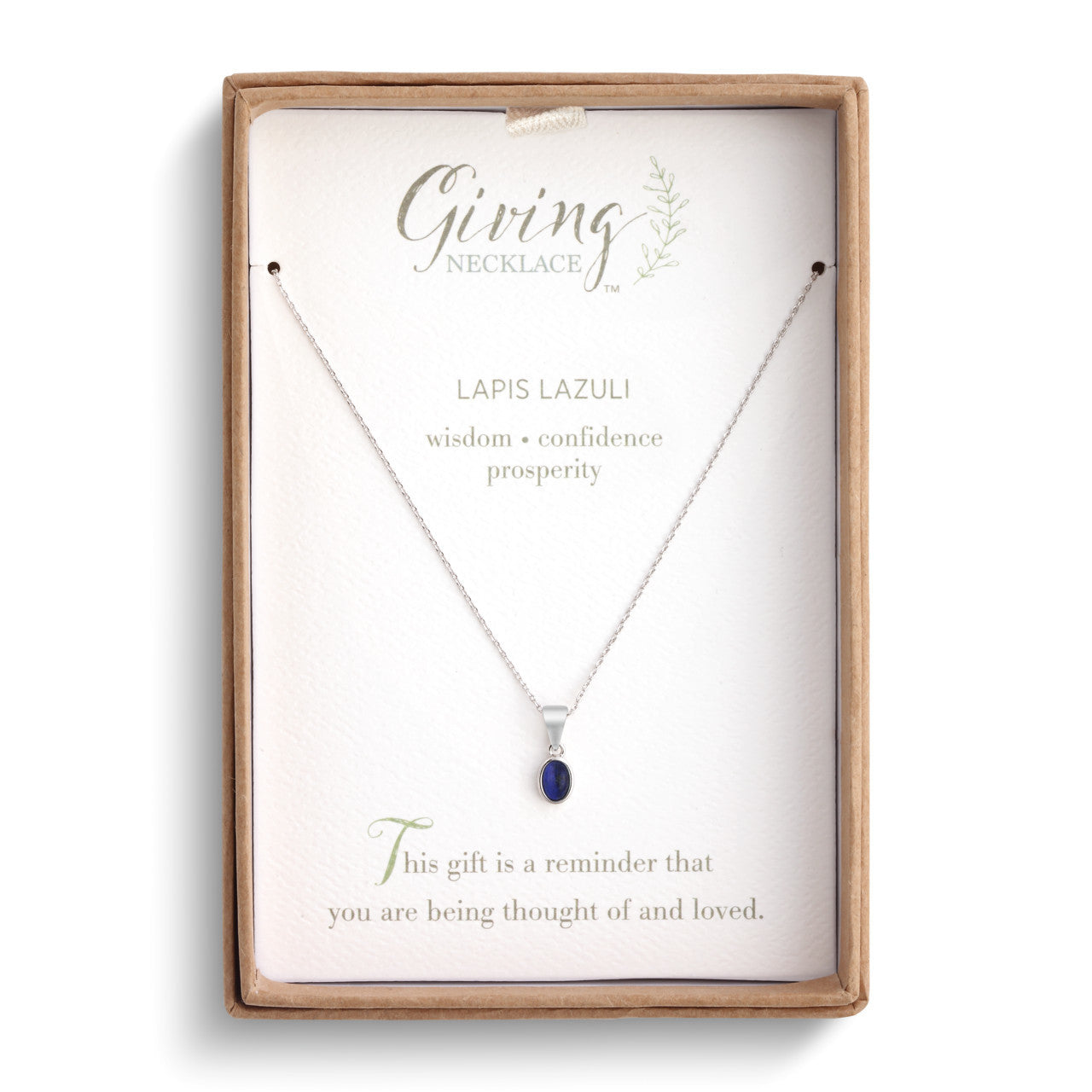 The Giving Necklace - Lapis Lazul